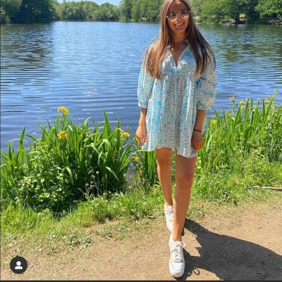 COPY - RINTED POPLIN DRESS - Picture 13 of 14